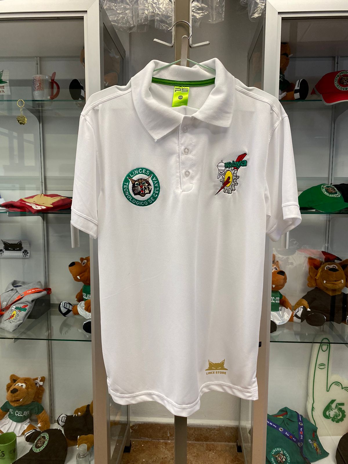 PLAYERAS TIPO POLO DE NYLON PARA CABALLERO