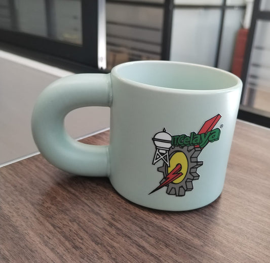 TAZA ELEPHANT EN COLOR VERDE PASTEL